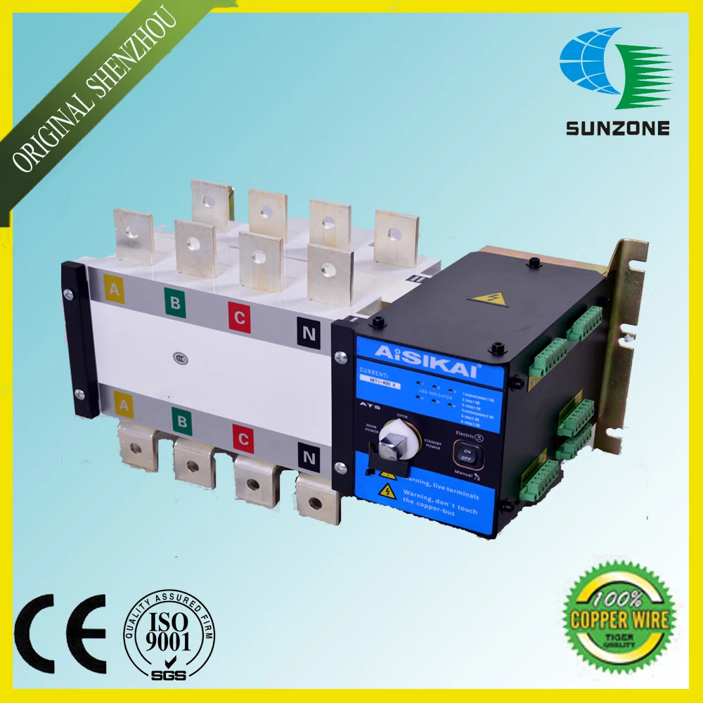 

Three Phase ATS Automatic Transfer Switch 400A 4P (ATS 400A)