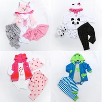 doll clothes for 45 48cm55 60cm reborn baby silicone doll clothing set bebes reborn menina boy girl doll outfit toy gifts