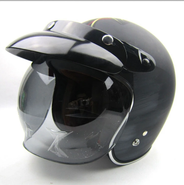 1 шт. Универсальный мотоциклетный шлем козырек реактивный Ретро Маска для шлема