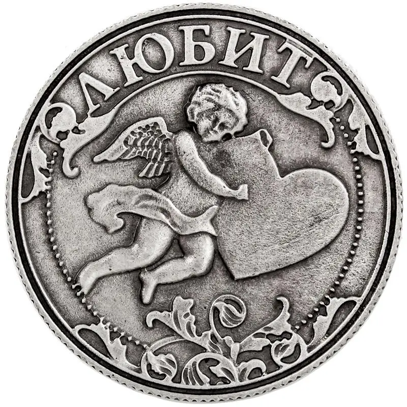Дверные монеты фэн шуй тисненые с Купидоном искусство древние греческие копии