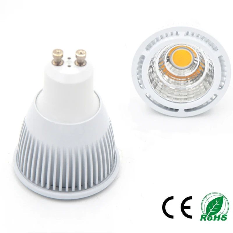 Суперъяркая лампочка GU10 с регулируемой яркостью светодиодный потолочный
