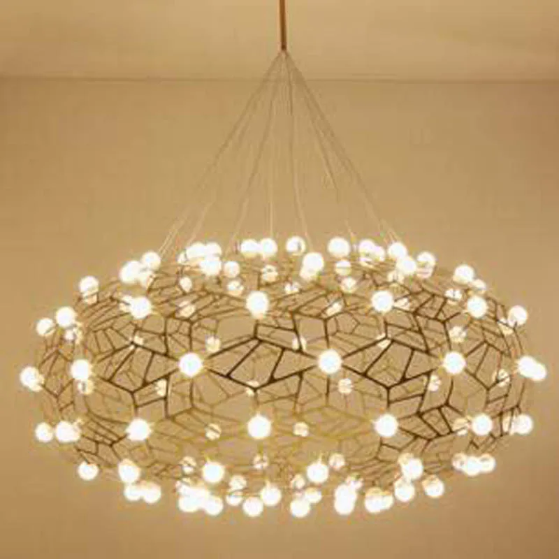 Пост модерн гостиная столовая индивидуальная Круглая Люстра скандинавские