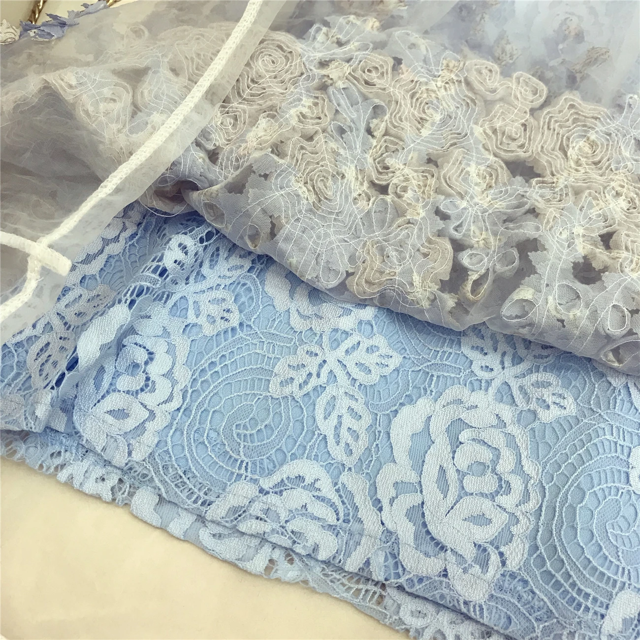 Новинка, Oganza Fairy, винтажное кружевное платье для женщин, водолазка, перспективное, трехмерный цветок, мини-платье, для студентов, синее, Vestidos