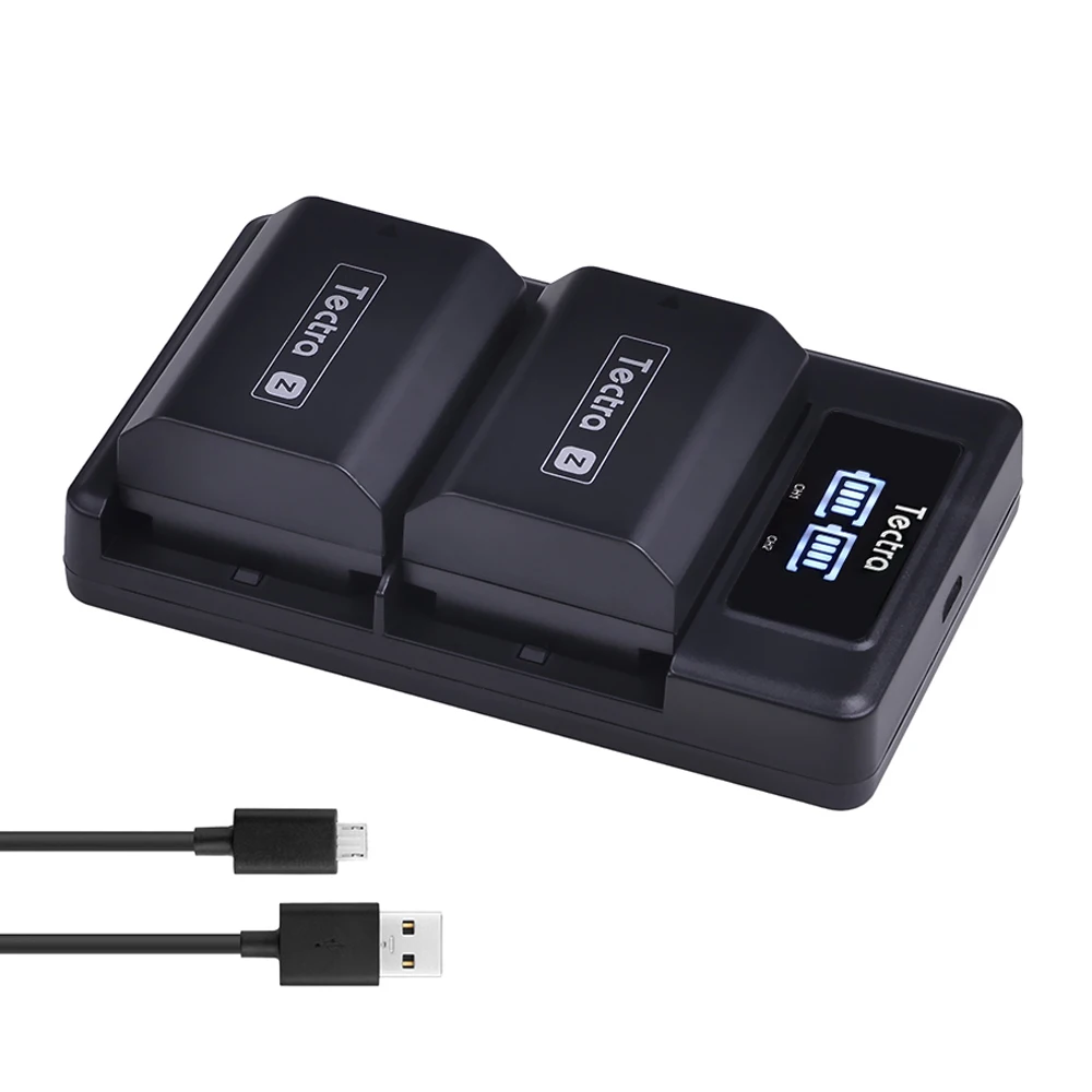 2 шт. аккумулятор 2280 мАч и зарядное устройство с двумя USB-портами | Электроника