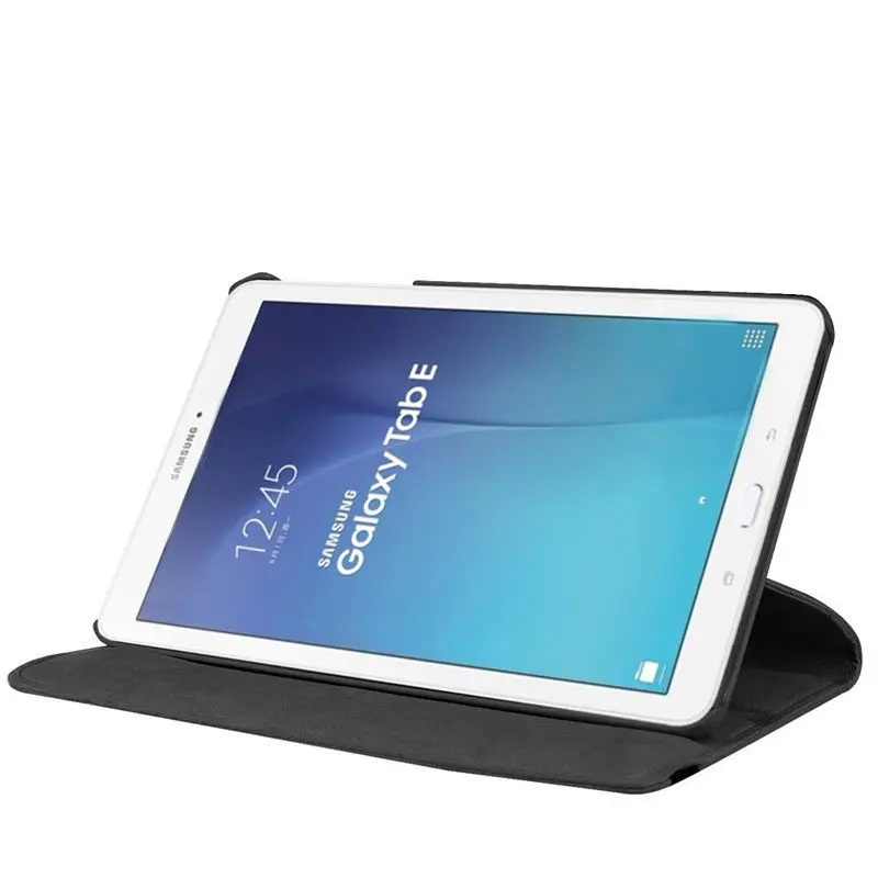 Вращающийся на 360 градусов чехол из искусственной кожи для Samsung GALAXY Tab E 9 6