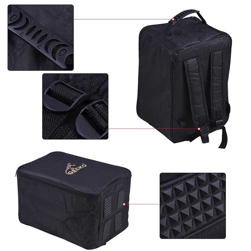 Чехол для рюкзака GECKO M03 Cajon 600D 5 мм с хлопковой подкладкой и ручками