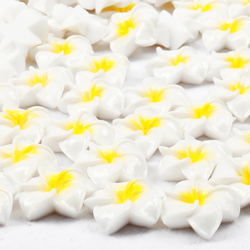 JOJO Луки 10 шт. резиновая накладка Frangipani аксессуары с рисунком резинка для волос украшение Материал материал "сделай сам" швейной