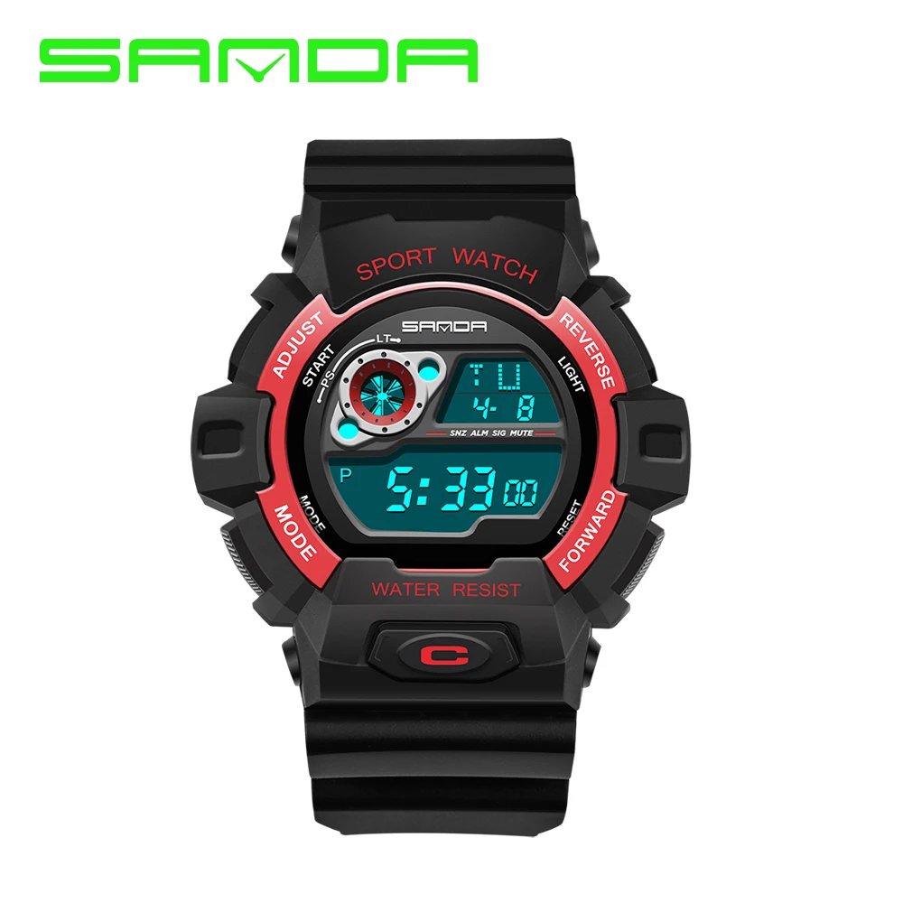 Shock Мужские Роскошные Аналоговые кварцевые цифровые часы G стиль спортивные