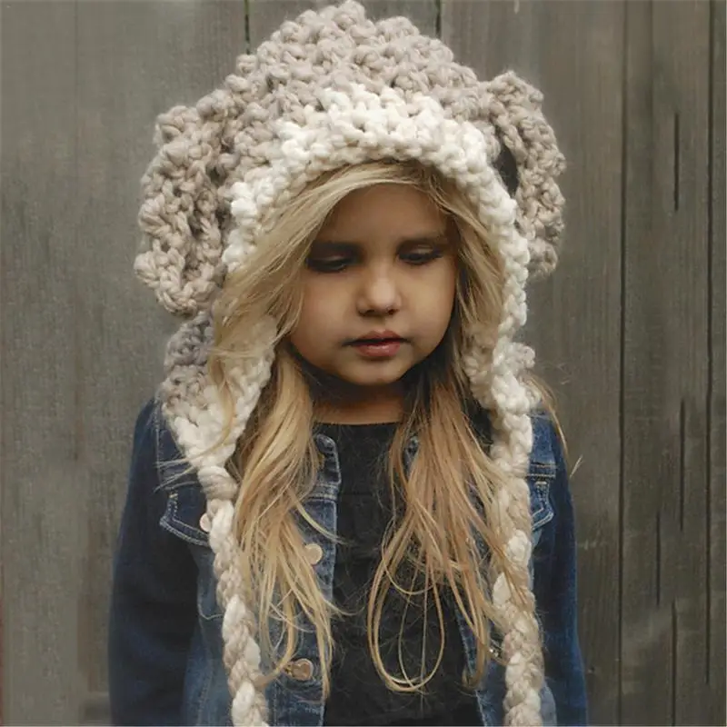 Шапка шарф с капюшоном зимний комплект для девочек розовый и зеленый цвет