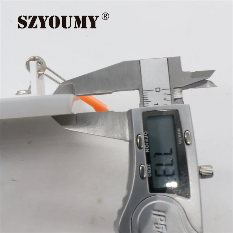 SZYOUMY ультра тонкая 6 Вт 9 18 24 квадратная Скрытая двухцветная СВЕТОДИОДНАЯ панель