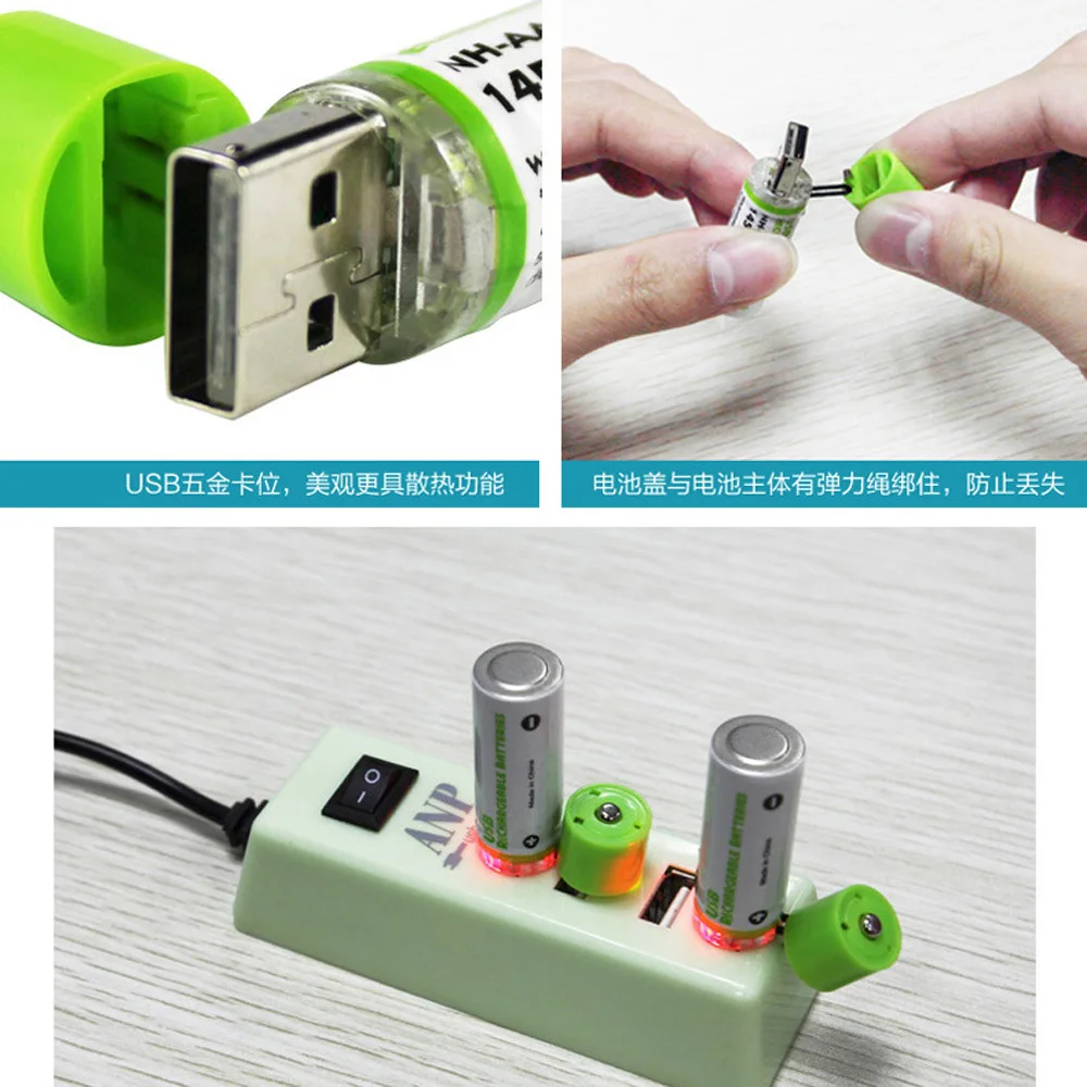 Soravess 2 шт 1 V USB NiMH аккумуляторная батарея 800mAh 1450mAhNi-Mh Ni Mh батареи для камеры игрушки