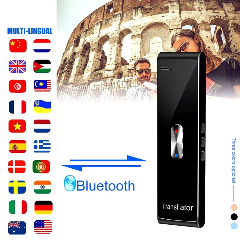 

T8S Mini Pocket Instant Voice Translator Multi-Language Translation Bluetooth Translator