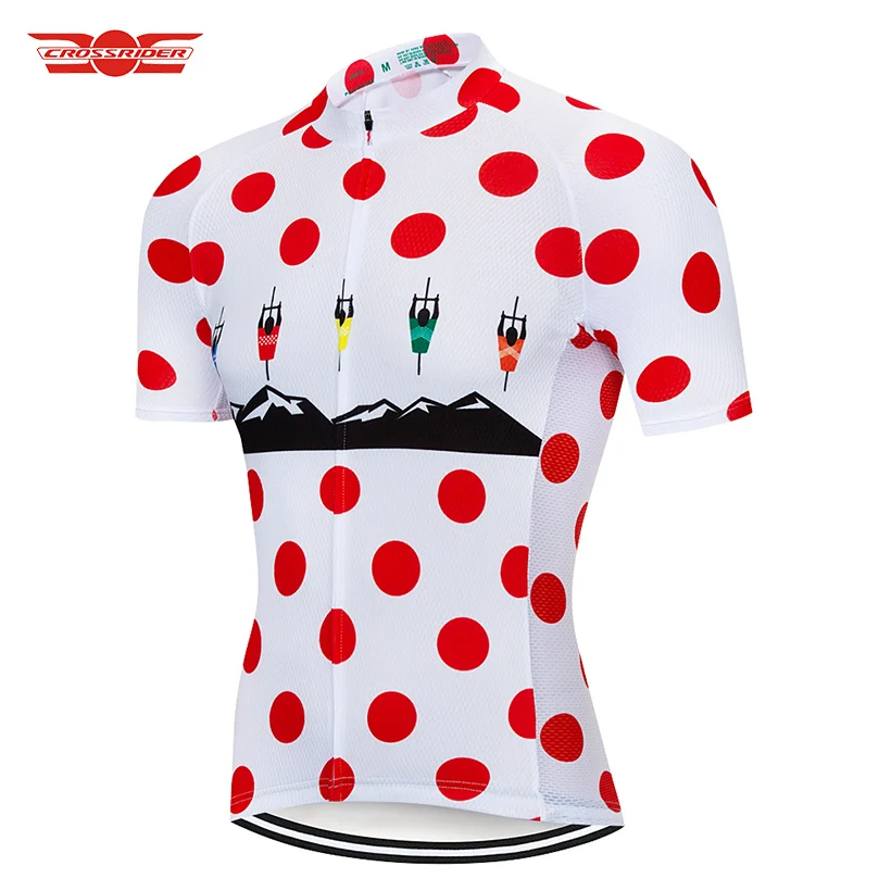 Summer Red Point 2021 Mens Cycling Mtb Jersey Bicycle Clothing quick dry Bike Wear Clothes Short Maillot Roupa Ropa De Ciclismo | Спорт и