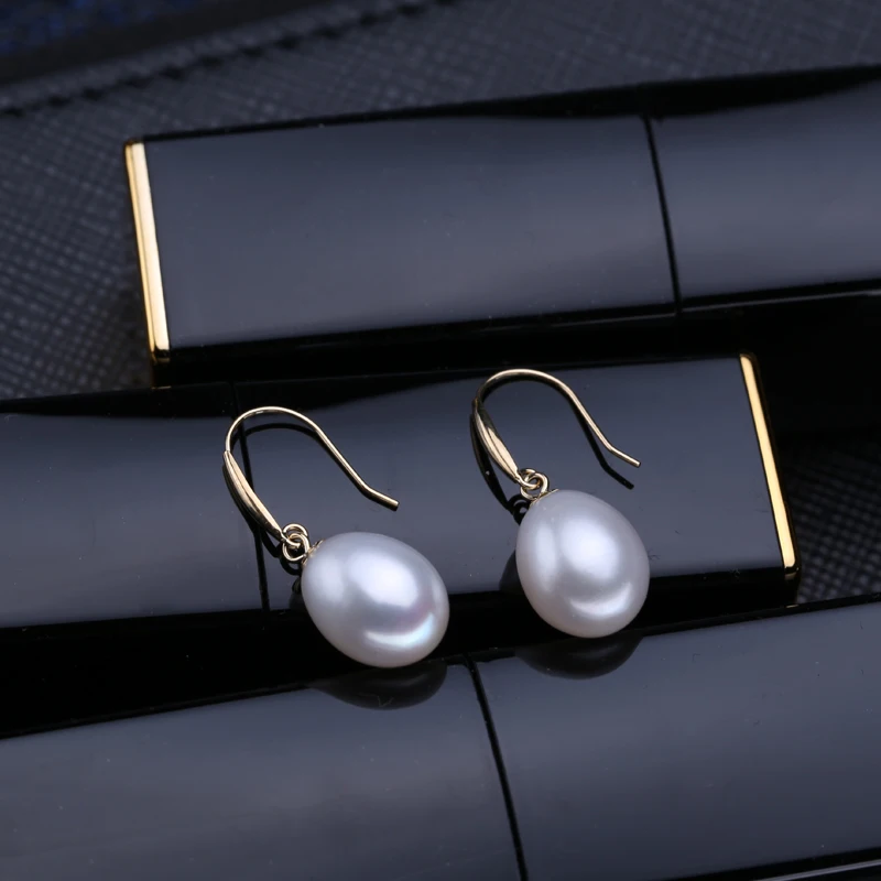Золотые серьги MINTHA 18 k ювелирные изделия из жемчуга антиаллергические капли