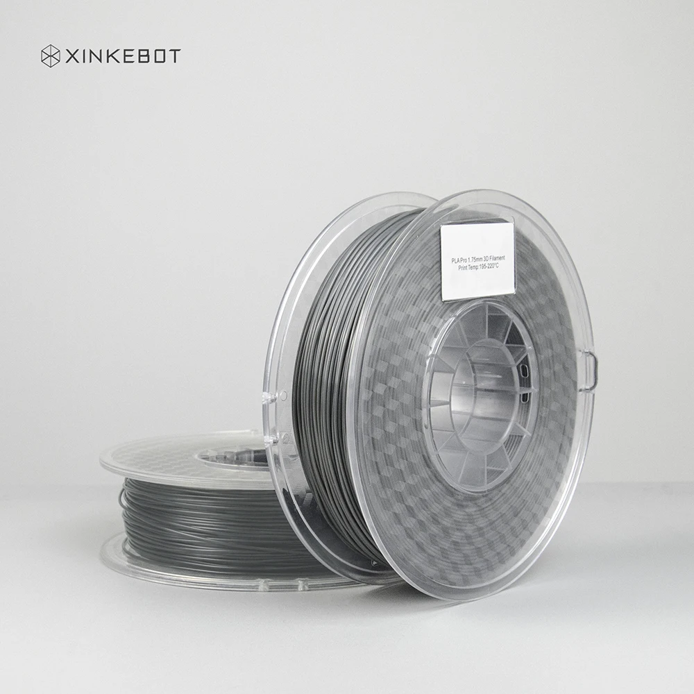 Xinkebot XK-PLA Pro нить для 3d принтера 1,75 мм Точность+/-0,05 мм 1 кг катушка серая