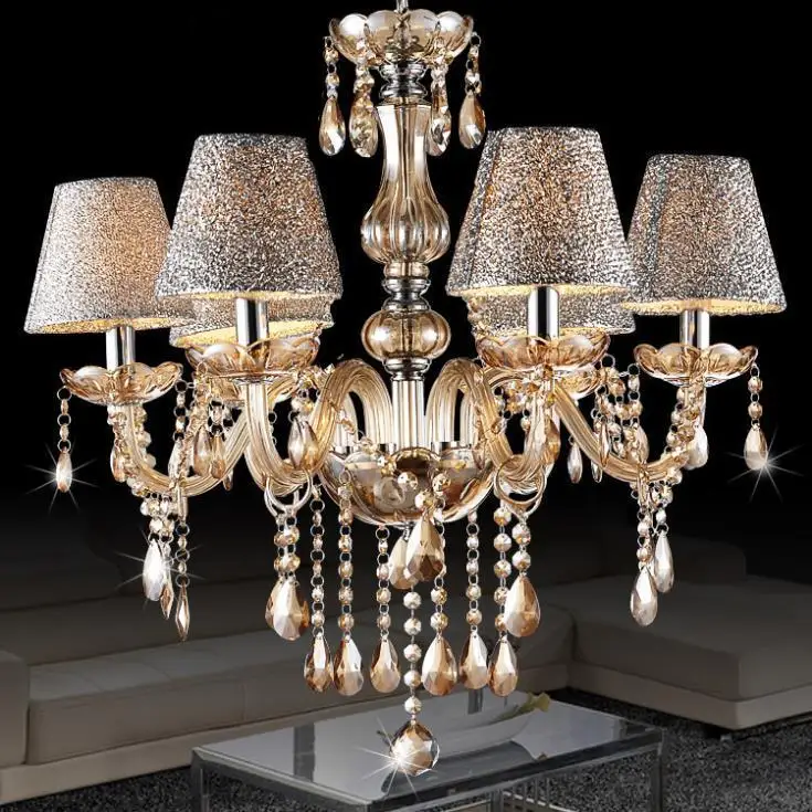 Европейский Минималистский Гостиной Люстра Кристалл Лампы Спальня Ресторан | и