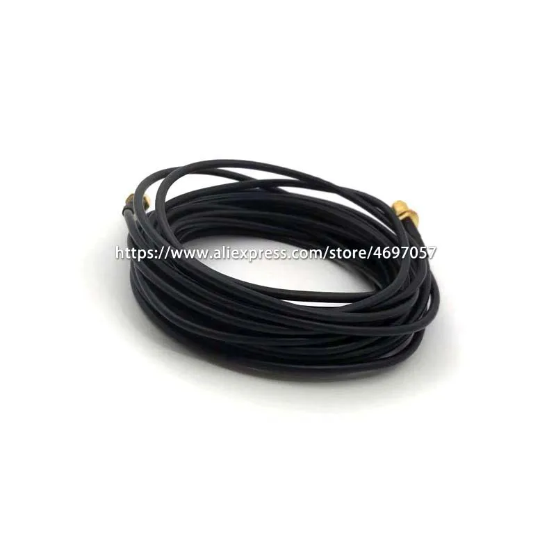 SMA штыревой к SMA Гнездовой кабель RG174 РЧ коннектор адаптер wifi антенна удлинитель 1 м 2 м 3 м 5 м