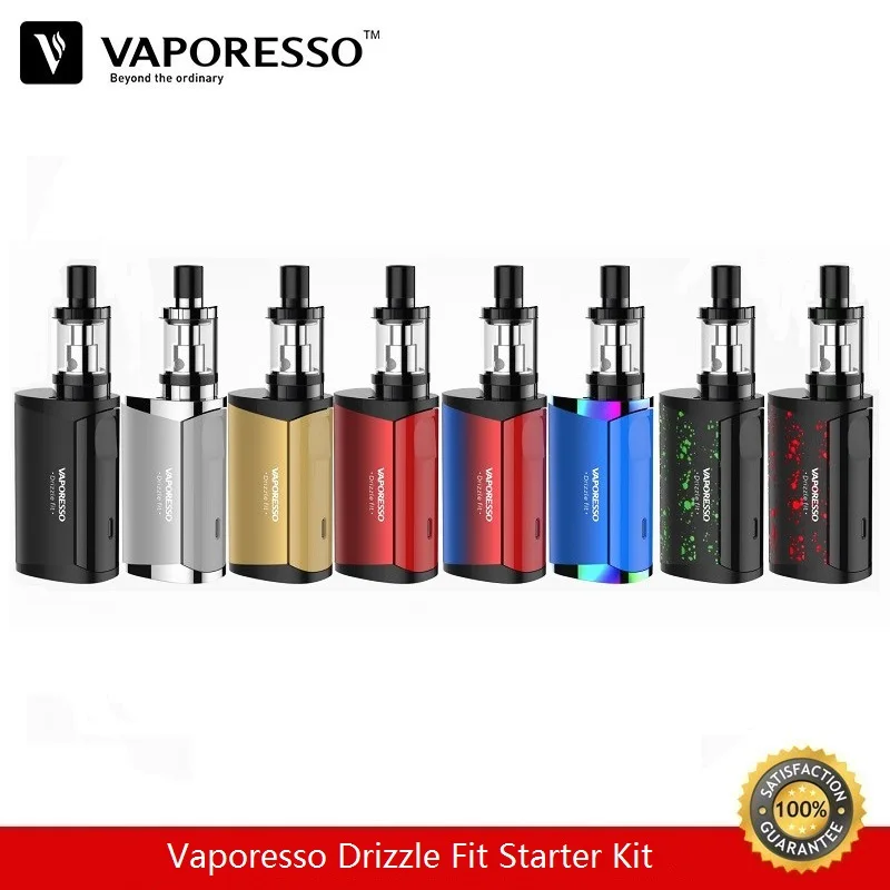 Предзаказ Vaporesso Drizzle Fit Starter Kit 40 Вт 1400 мА/ч бокс мод с атомайзером для вейпа 1 8 мл
