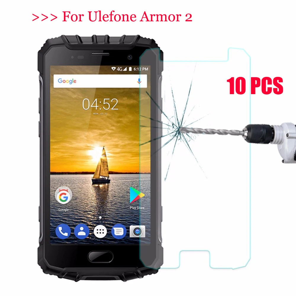 

10 шт., ультратонкое Защитное стекло для Ulefone Armor 2, 5,0 дюйма