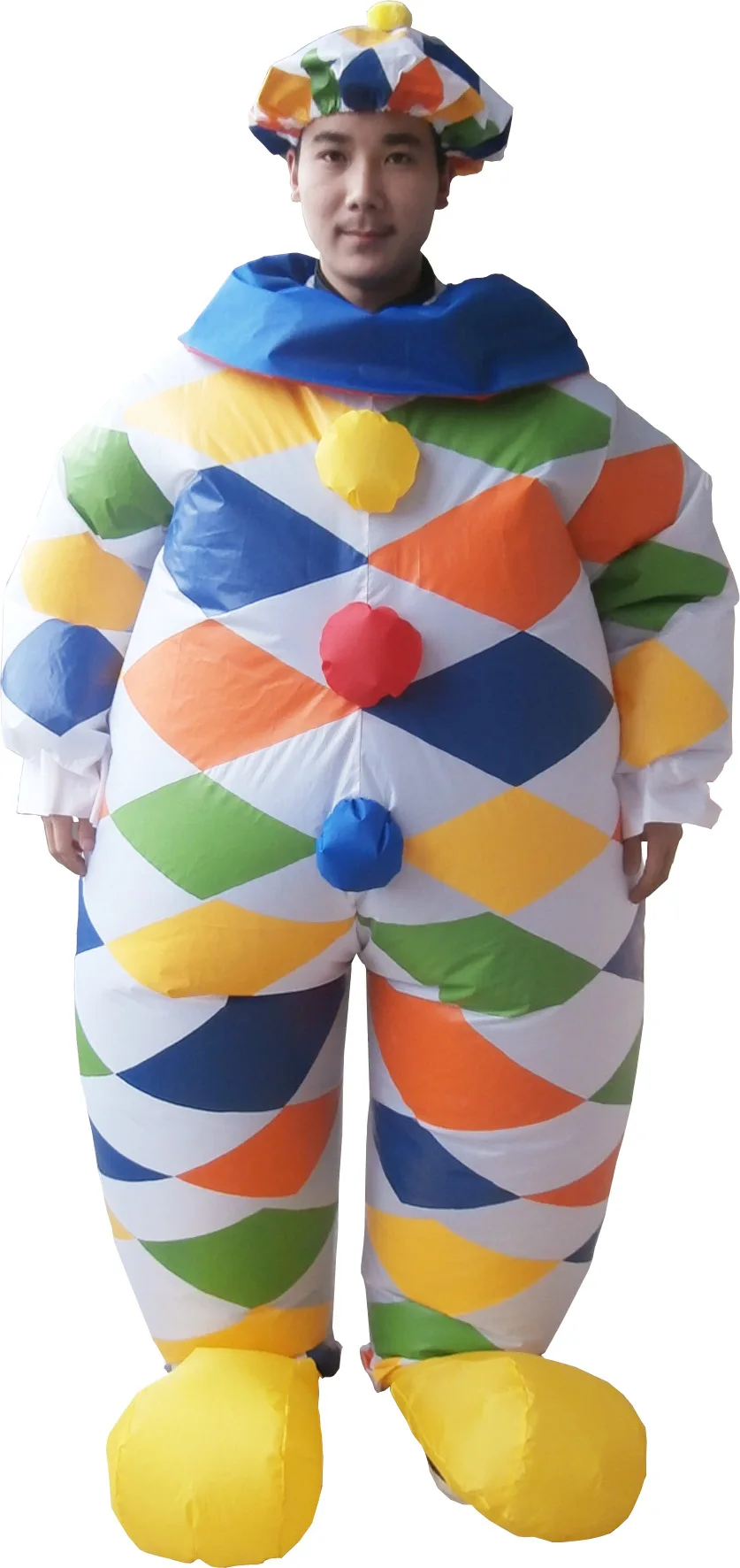 Fancy Lovely Funny Clown Inflatable Clothes Adults Halloween Christmas Party Grownups Costumes Carnival Props | Игрушки и хобби