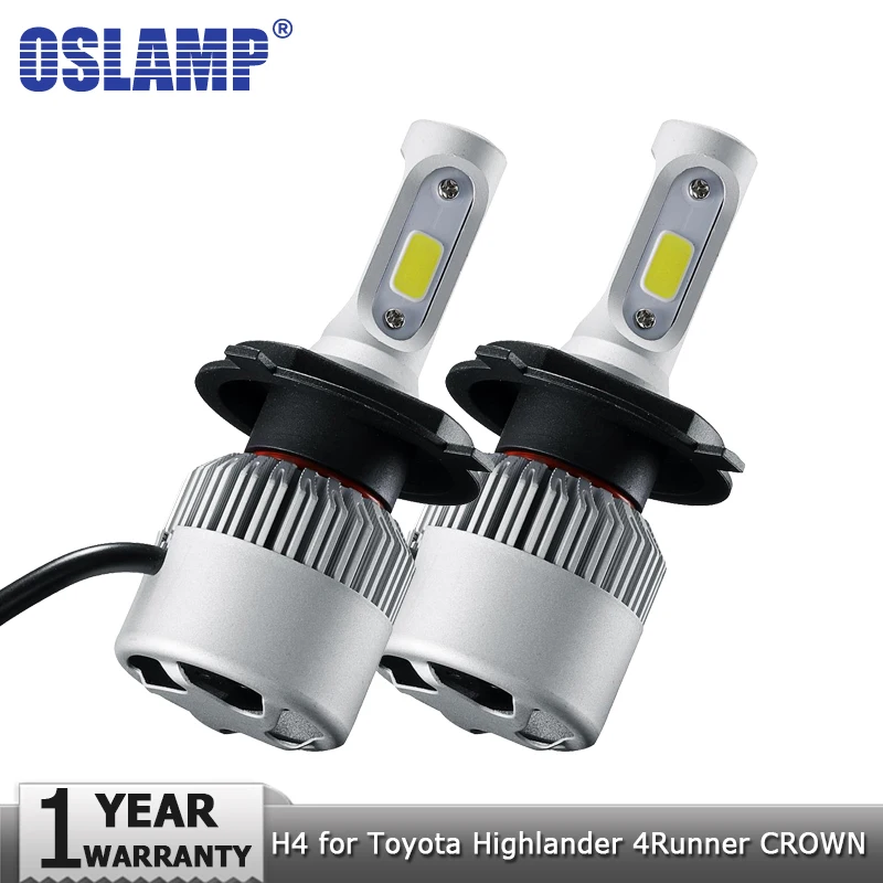 Автомобильные светодиодные фары Oslamp H4 Hi Lo 72 Вт 8000lm 12 В для Toyota Highlander 4Runner Avalon CROWN PRODO