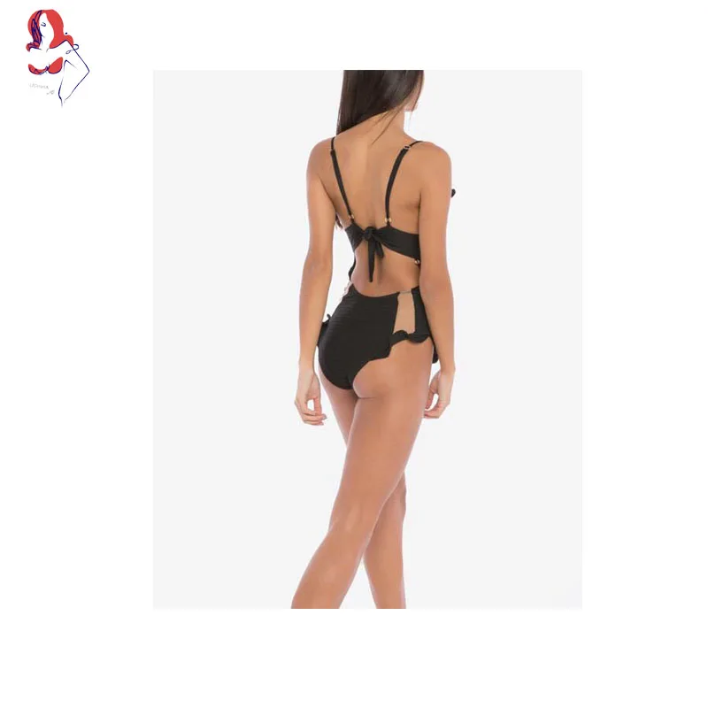 Учиха LQ одна деталь Купальник Новинка 2017 года дизайн тяжелой промышленности