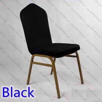 Черный цвет спандекс покрытие стула Половина крышка лайкра стрейч на стул