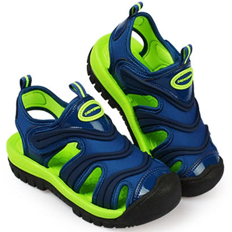 Новые корейские популярные детские сандалии [Paperplanes] Спортивная уличная походная