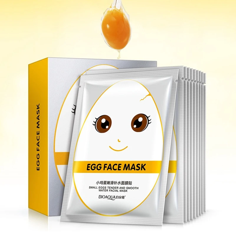 BIOAQUA eggs маска для лица красота уход за лицом антиоксидантная против морщин
