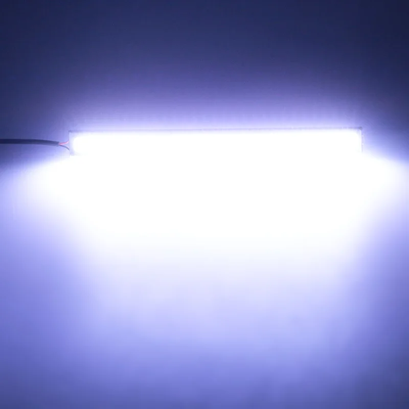 COB светодиодный DRL Вождения Габаритные огни светодиодные ленты 12V панель полосы