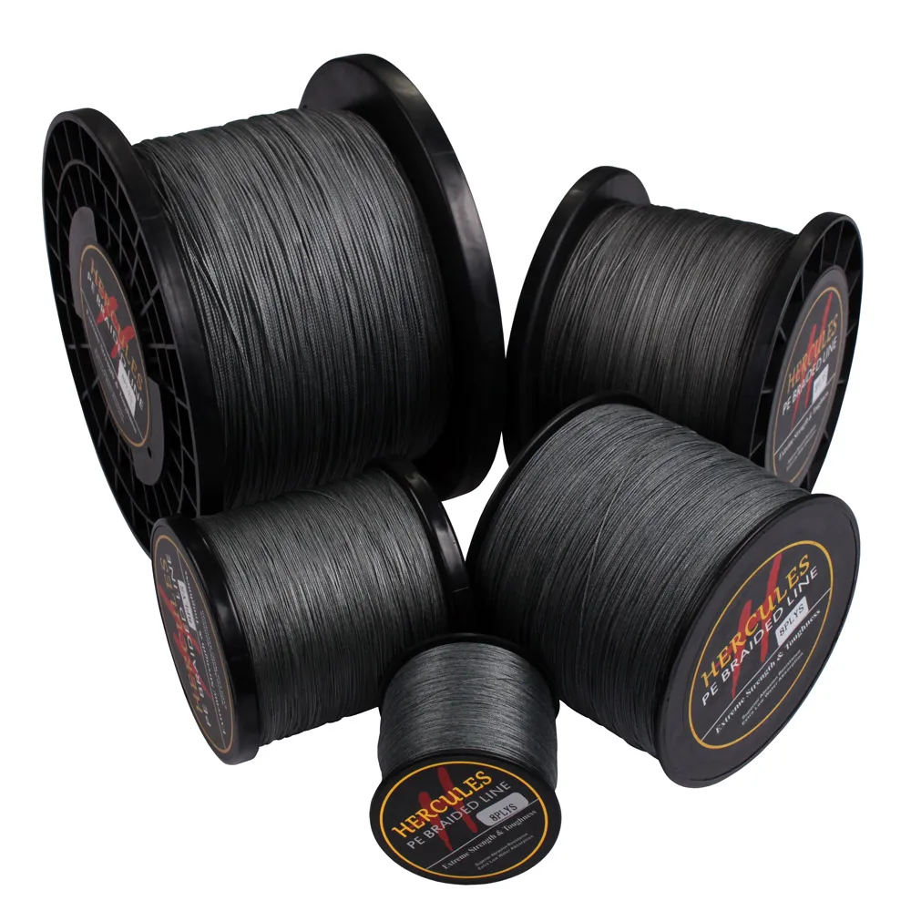 Hercules рыболовная проволока для морской рыбалки плетеная 8 жильная многонитевая