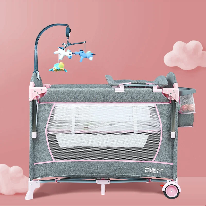 Многофункциональная Складная портативная детская кроватка Coolbaby|Детские