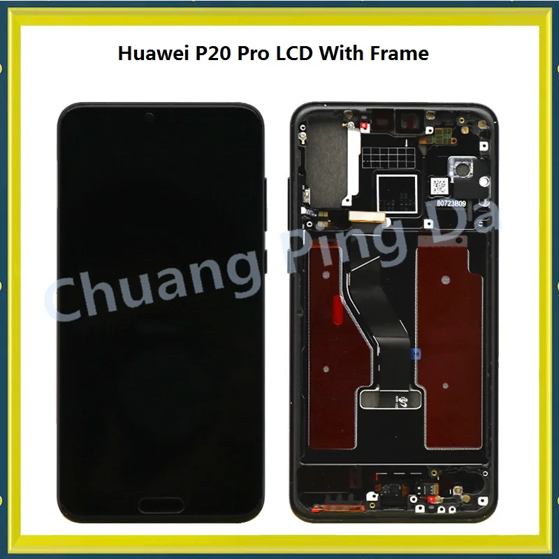 Оригинальный ЖК дисплей 6 1 дюйма для Huawei P20 Pro с рамкой сенсорный экран