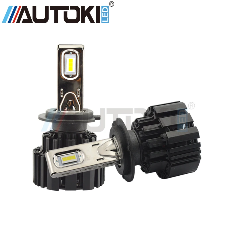 Автомобильные светодиодные фары Autoki H4 H7 H11 9006 9005 P9 100 Вт/комплект 13600LM дальнего