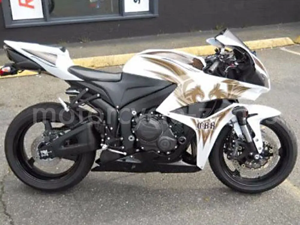 Коричневый белый ABS пластик обтекатель литья под давлением боди комплект для Honda