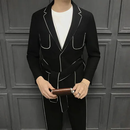 black Зеленый бордовый мужские костюмы, Trajes De Hombre Traje Homb индивидуальный костюм жениха костюм для мужчин 2 шт.(куртка+ брюки+ галстук - Цвет: black