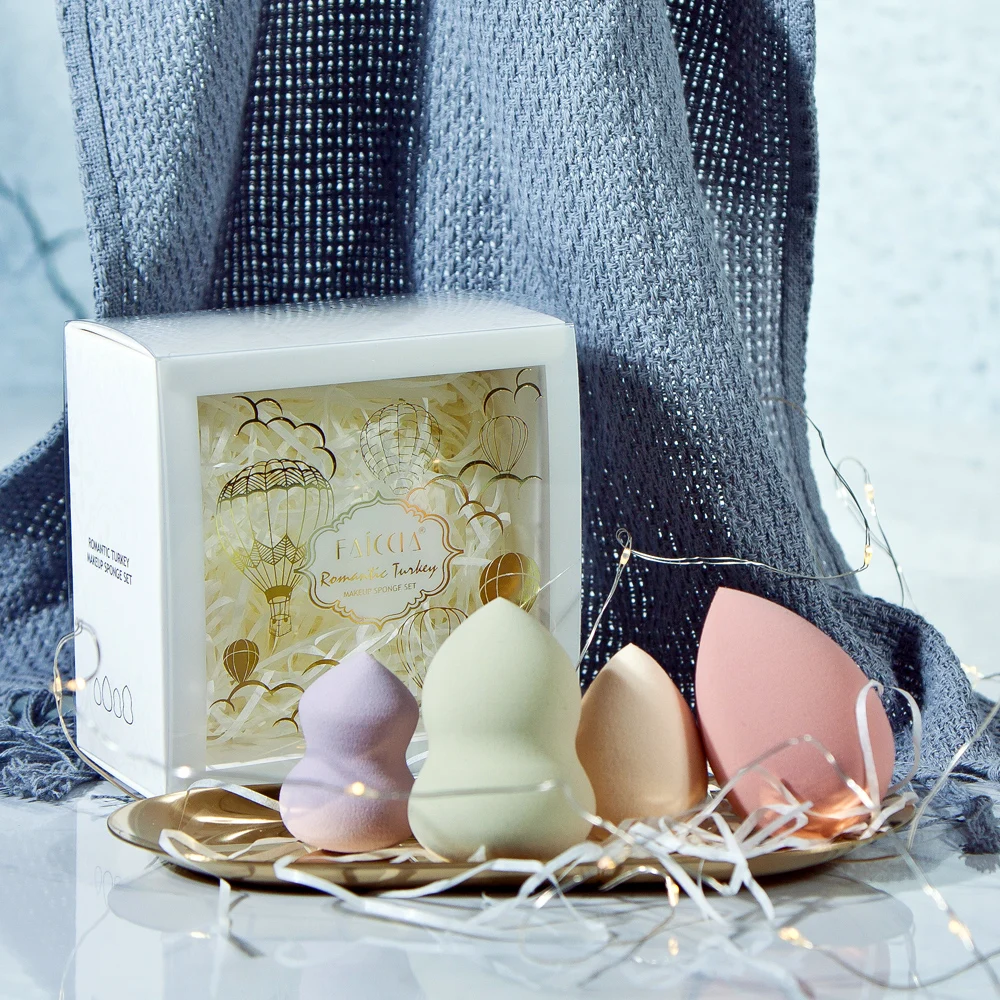 

New arrival Colorful Puff Foundation Blender Puff Wet Dry Powder Smooth Cosmetic Make Up Puff Beauty Tools TSLM2