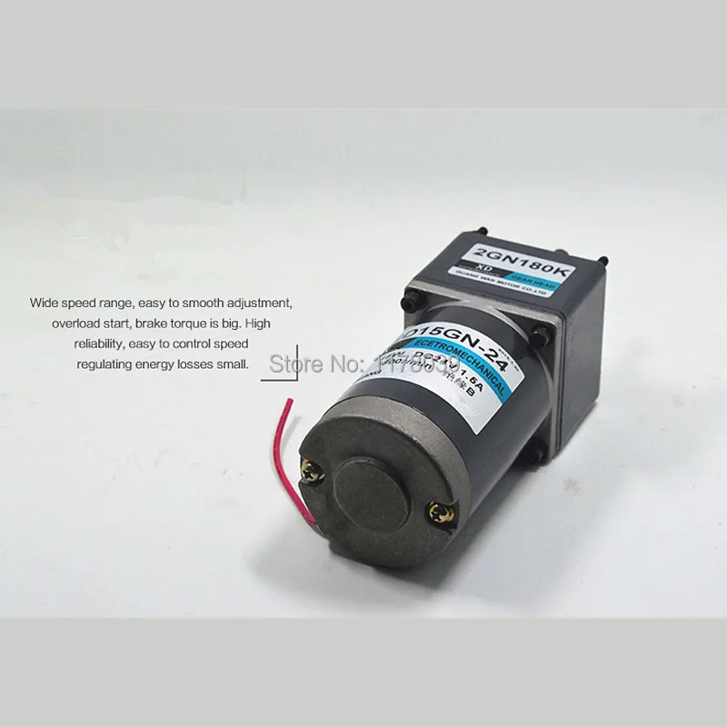 Редукционный двигатель постоянного тока 12 В 24 регулируемый с регулировкой