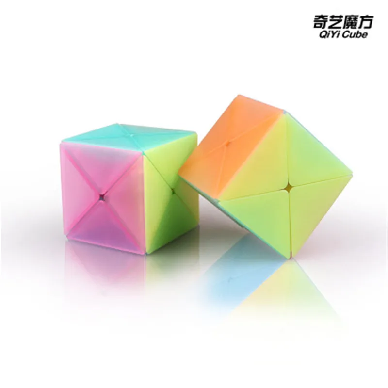 Qiyi MoFangGe Jelly X shape волшебный куб 2x2x2 антистресс профессиональная скоростная