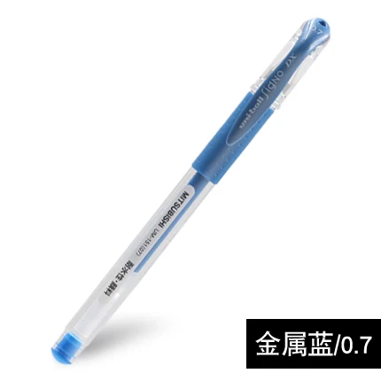 Новинка! Japan UNI UM-151 Signo цветная гелевая ручка металл/молочный цвет для ежедневного письма 0,7 мм 1 штука - Цвет: metal blue