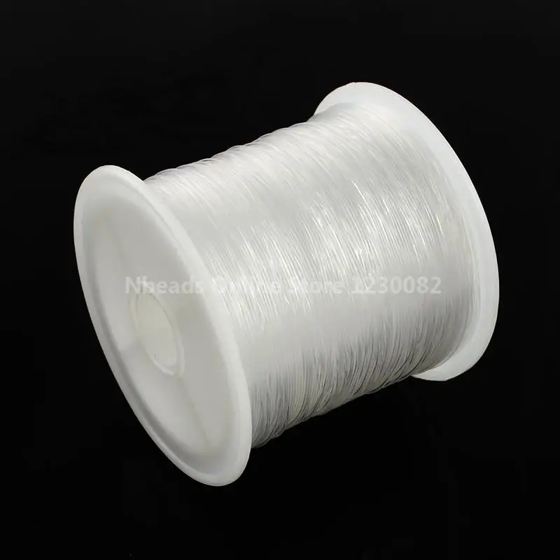 

1 Roll Transparent Fishing Thread Nylon Wire, Clear, 0.5mm, about 20m/roll