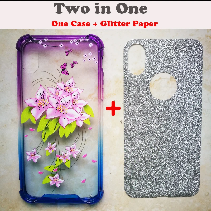 YueTuo Glitter Bling Shockproof coque cover case For Samsung galaxy s8 s 8 Original Luxury phone Cases Accessories Cartoon |