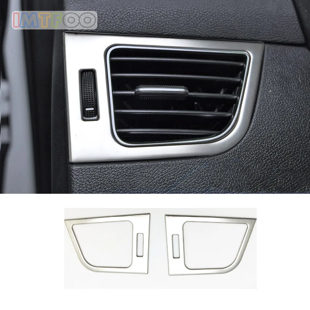 STAINLESS STEEL AIR VENT OUTLET BEZEL COVER MOLDING GARNISH FOR HYUNDAI ELANTRA I35 AVANTE 2011-2015 ACCESSORIES CAR STYLING | Автомобили