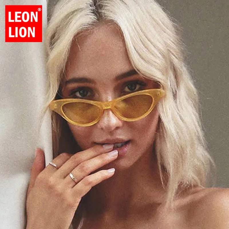 LeonLion 2018 Модные солнцезащитные очки кошачий глаз женские брендовые дизайнерские
