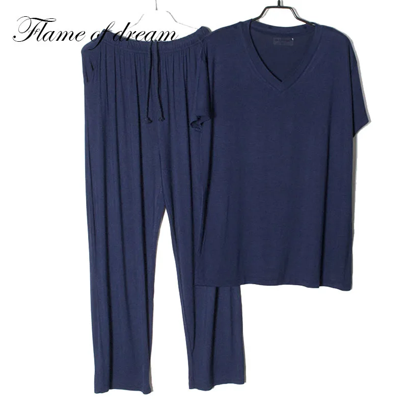 Modal material  Pijamas Hombre Nightwear Man Pijamas Hombres Pajamas Men Men Pajama Man Clothing Set d115