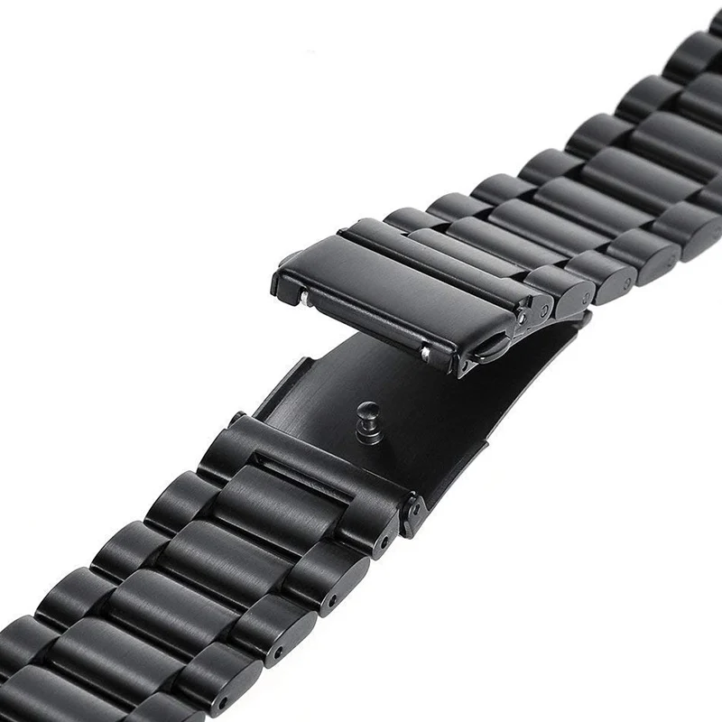 Ремешок из нержавеющей стали для lenovo watch S сменный ремешок Складная Пряжка Регулируемый размер для lenovo watch S Ремешок