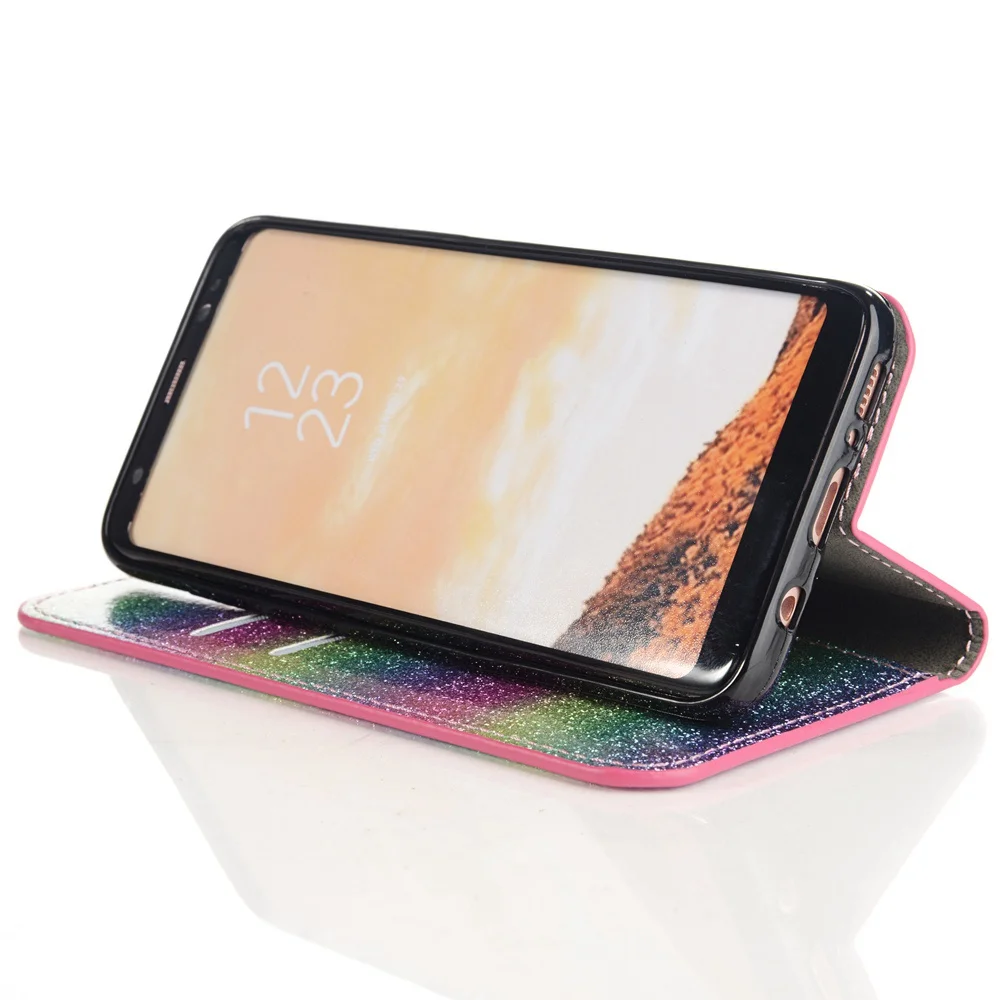 Жесткий чехол из искусственной кожи для Samsung S7 S9 Plus S10 кожаный ПК A6 2018 A520 A320 j4