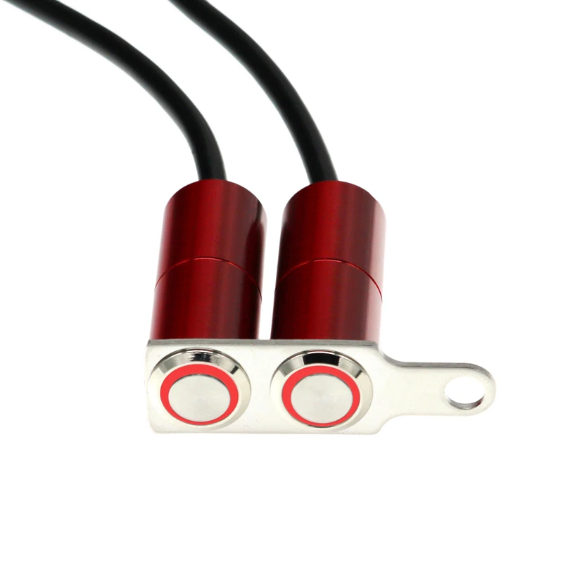 LMoDri мотоцикл 12V светодиодный водонепроницаемый переключатель из алюминиевого