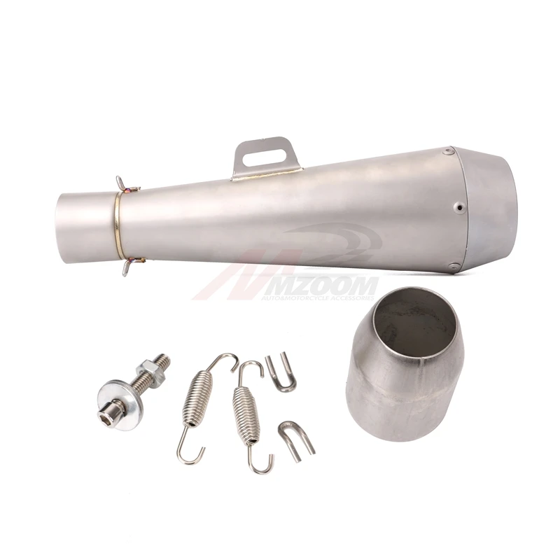 51mm Universal motorcycle Modified Tube exhaust muffler for Tmax FZ1 CBR300 ZX6R Z750 R15 R3 Z250 MT07 MT09 CB750 | Автомобили и