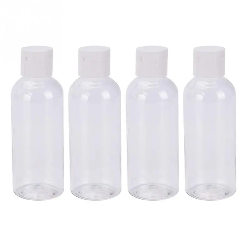 4 шт. 100 мл пустые прозрачные бутылки Косметическая баня коробка контур для лица